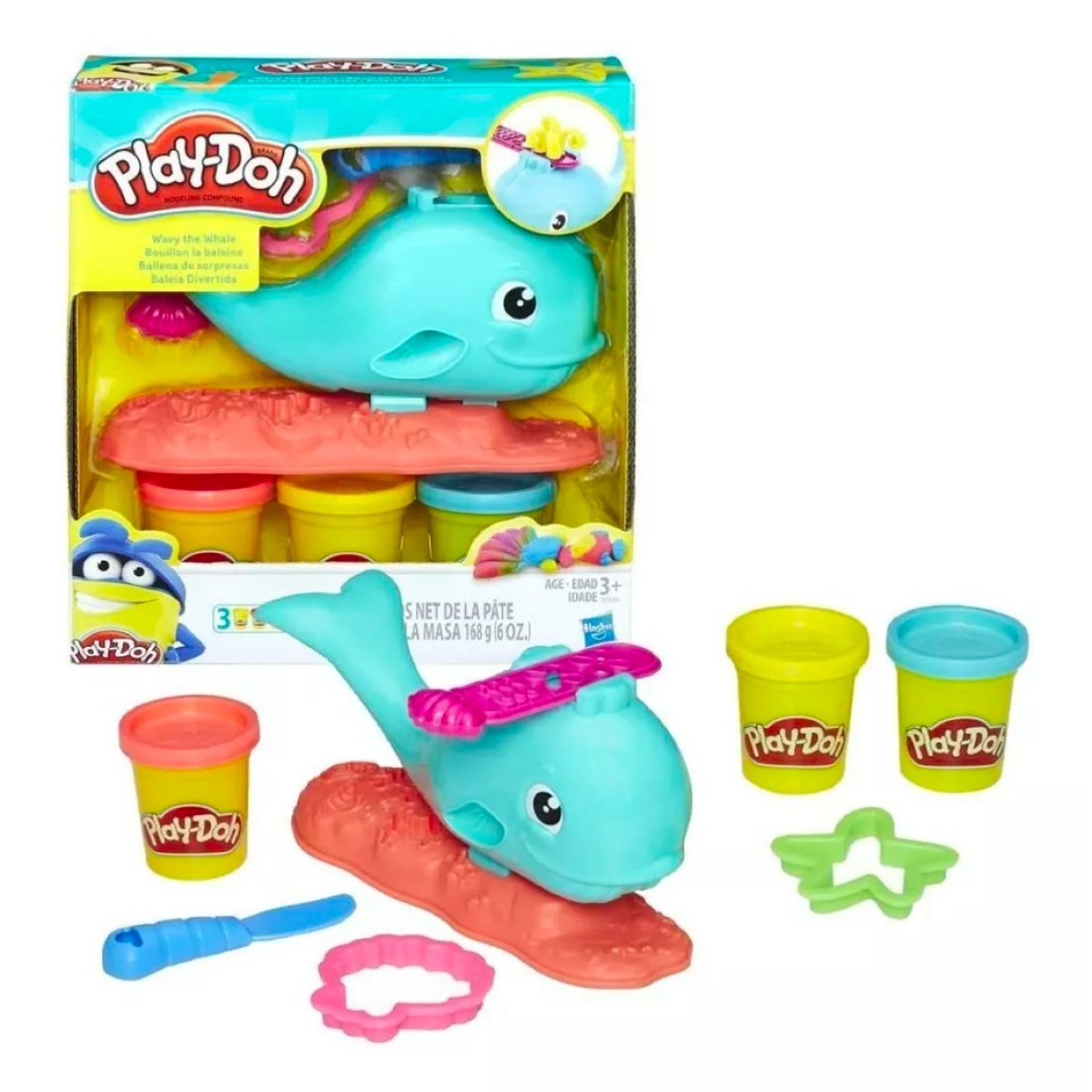 Ballena de sales play doh